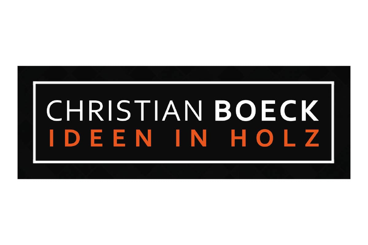 zu sehen ist das Logo Christian Boeck, Ideen in Holz
