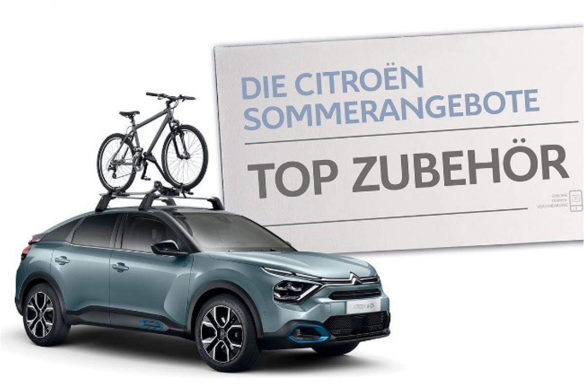 Citroen mit Fahrrad Gepäckträger | Unser Sommerservice | DELTA Automobile