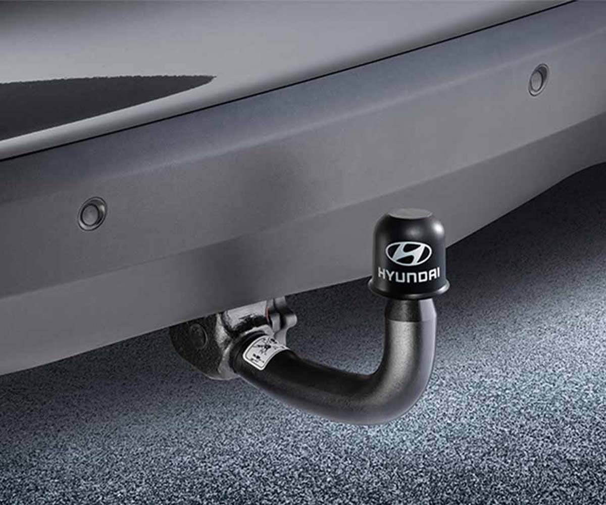 zu sehen ist eine Hyundai Anhängerkupplung