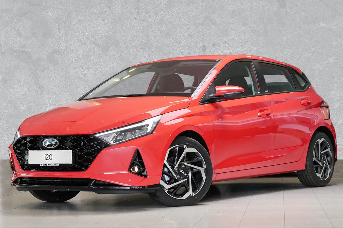 Vorneansicht von Hyundai i20 bei DELTA Automobile