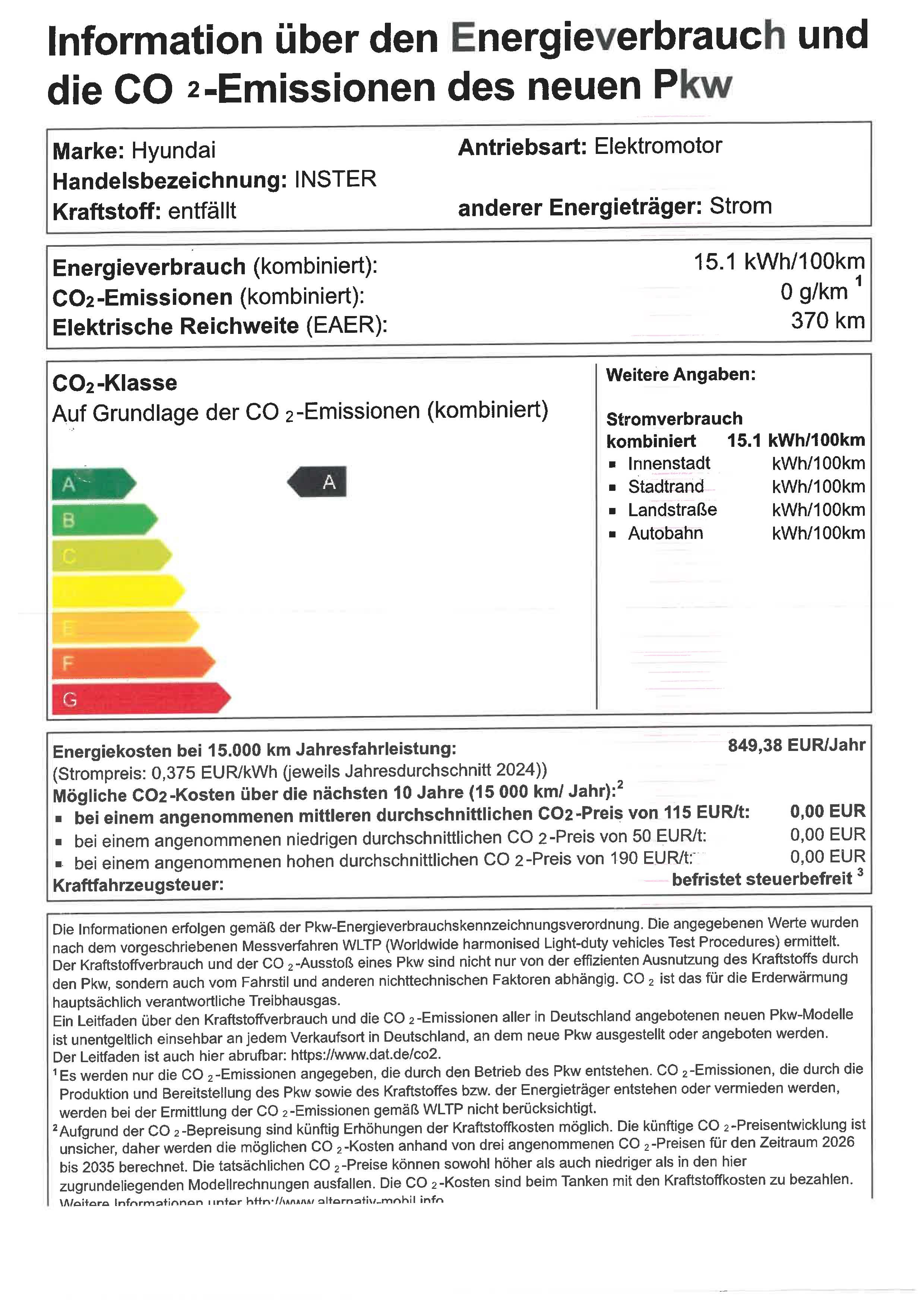 CO2 Label