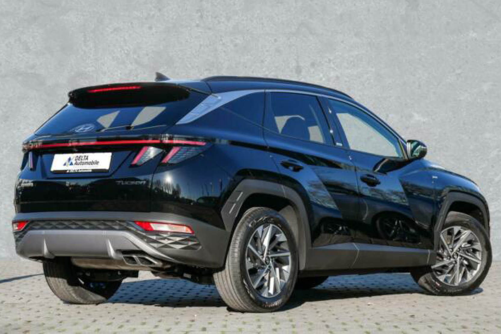 Hinteransicht von Hyundai TUCSON bei DELTA Automobile