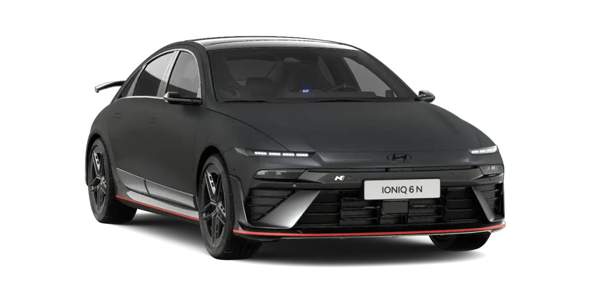 zu sehen: schwarzer ioniq 6n