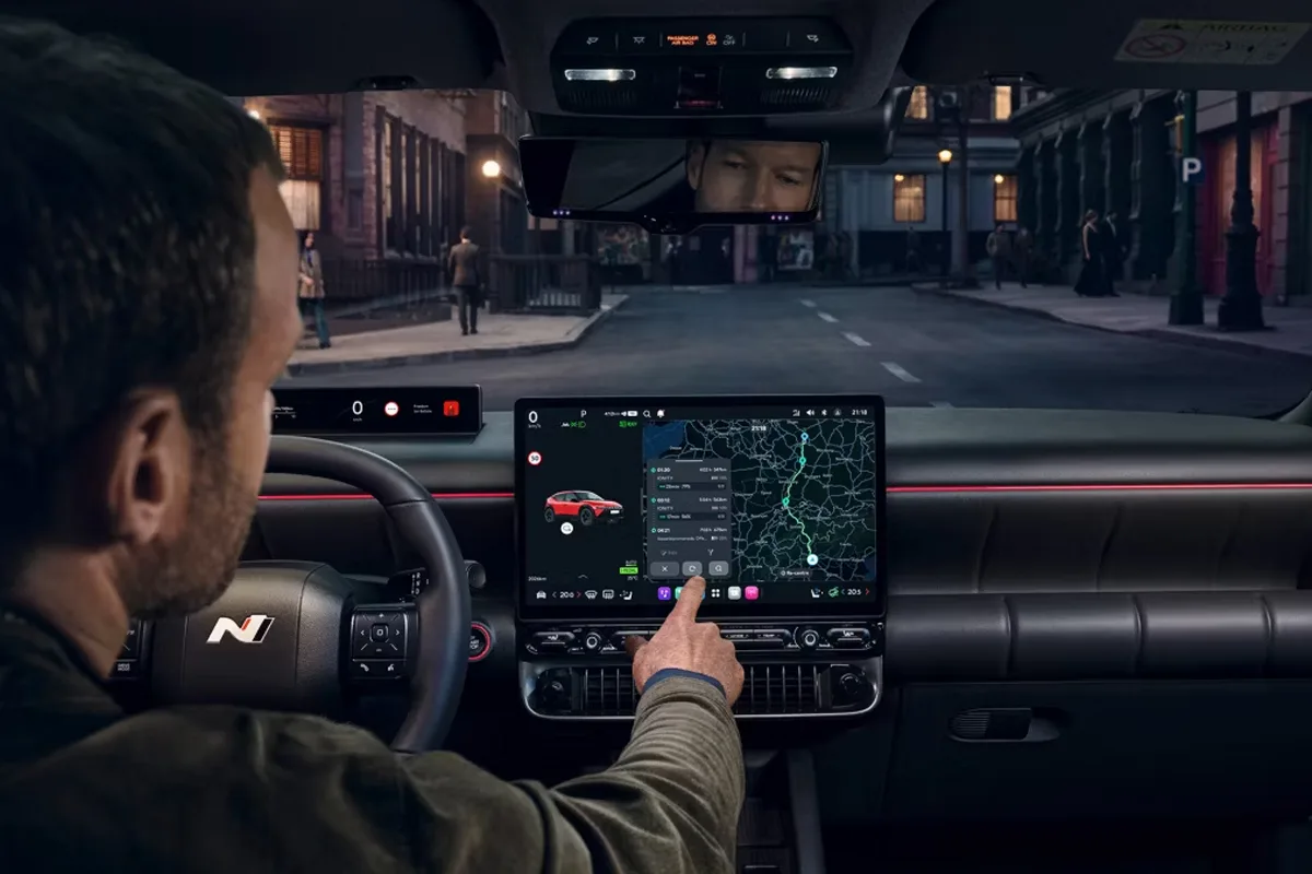 zu sehen ist der Innenraum des IONIQ 6n