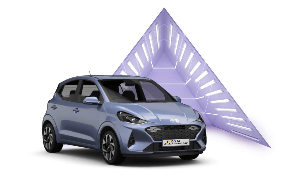 zu sehen ist ein hellblauer i10